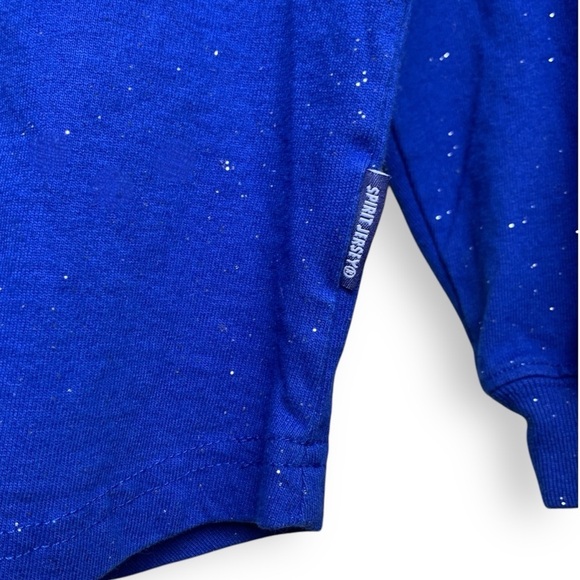 Disneyland Spirit Jersey XS Wishes Come True Disney Glitter Blue Silver - Picture 7 of 14